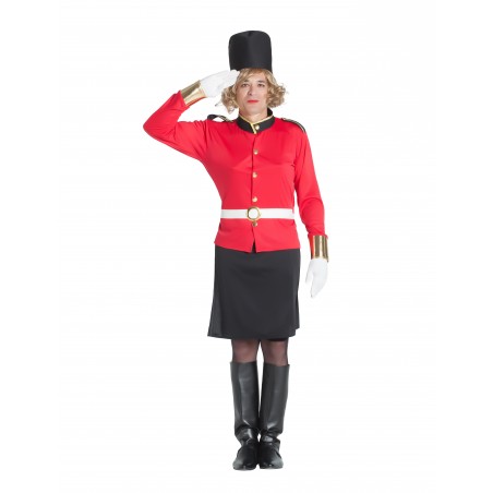 Disfraz de Guardia Ingles con Bandera Sorpresa