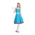 Disfraz de Pin Up azul