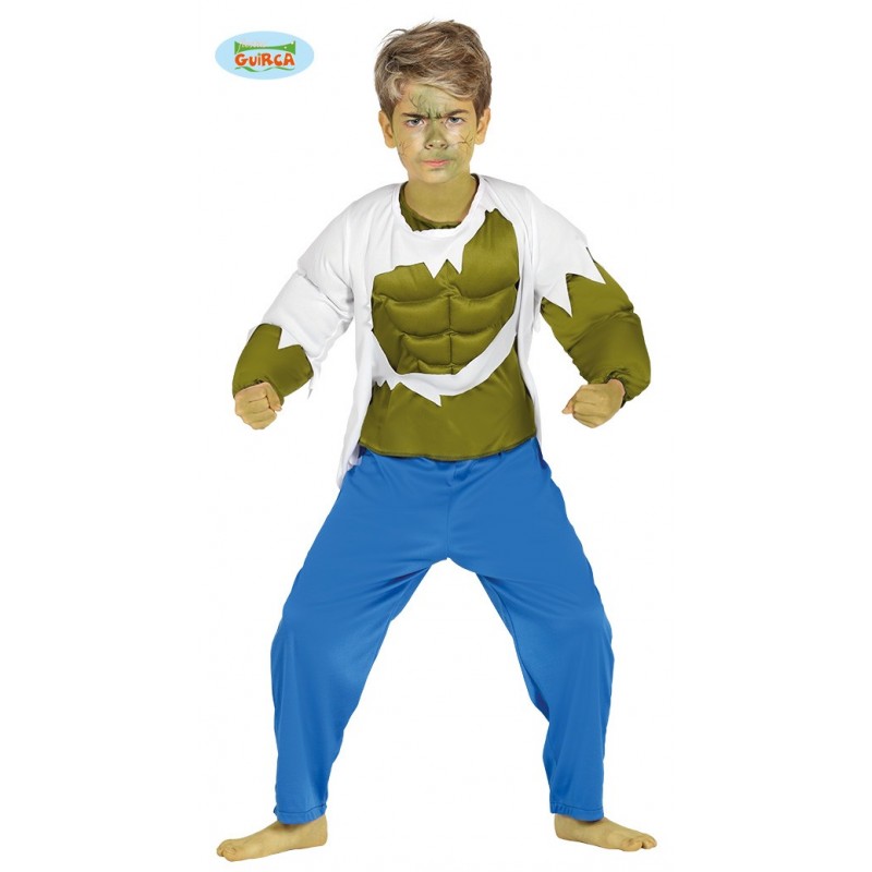 Disfraz de Forzudo Verde Hulk